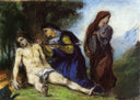 St. Sebastian by Eugene Delacroix — religion oil painting wall art, Romanticism
