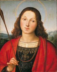 St. Sebastian by Raphael — hand-painted portrait oil painting reproduction on canvas