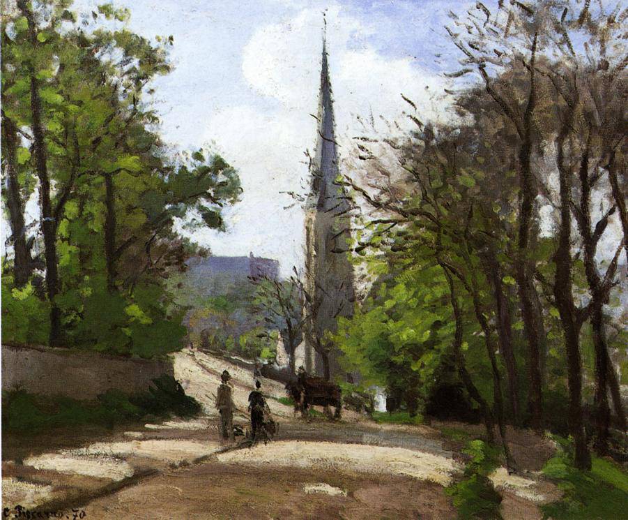 St. Stephen's Church, Lower Norwood - Camille Pissarro