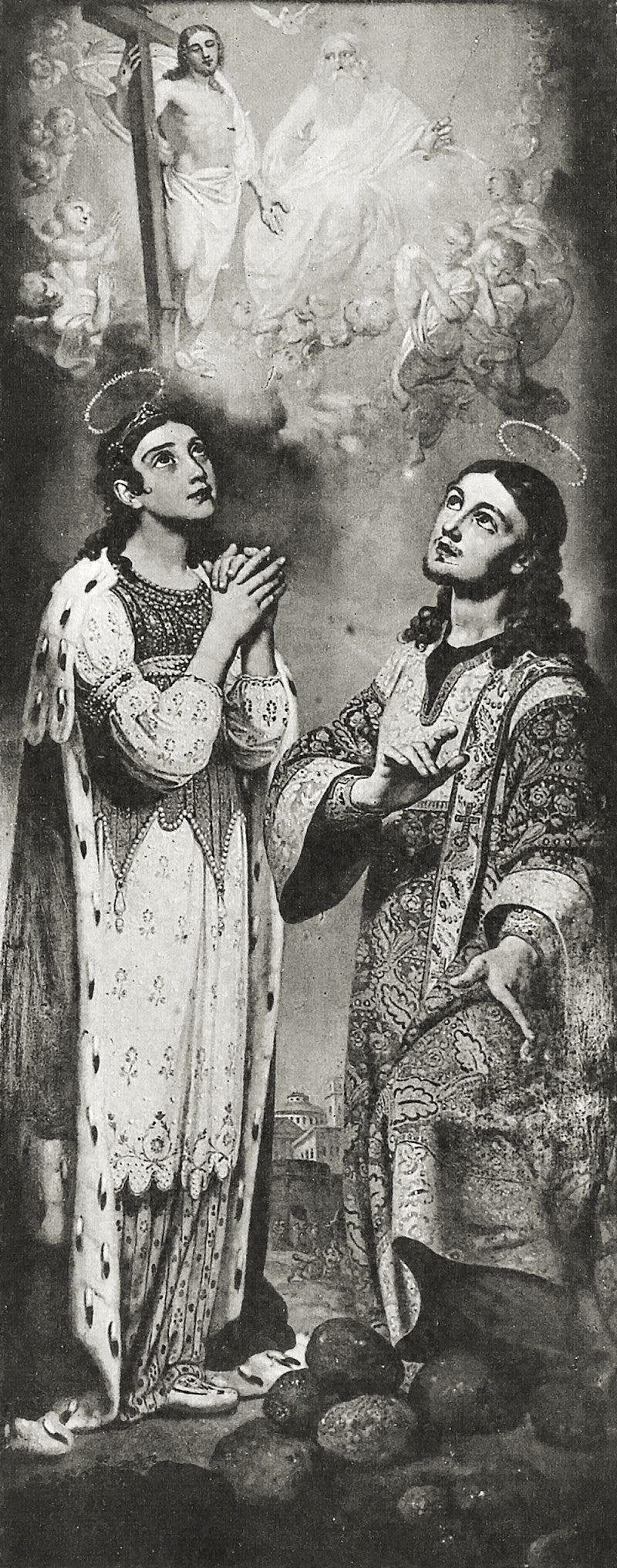 St.Tsaritsa Alexandra by Vladimir Borovikovsky, hand-painted cultural oil painting reproduction on canvas