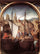 St. Ursula and her companions landing at Basel, from the Reliquary of St. Ursula in modern living room