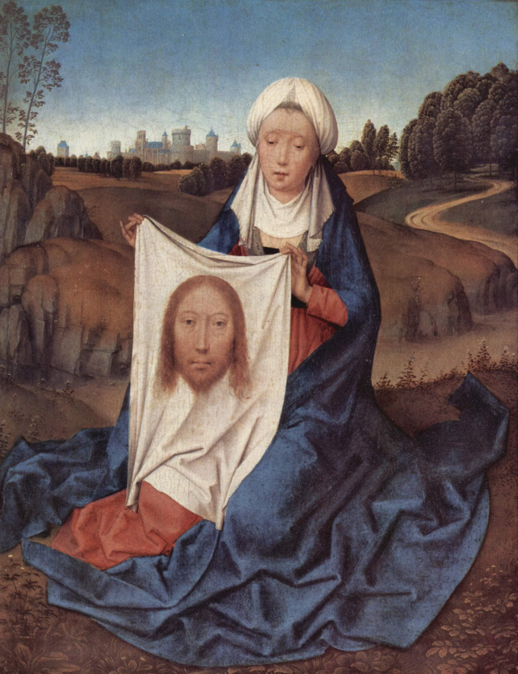 St. Veronica by Hans Memling — hand-painted cultural oil painting reproduction on canvas
