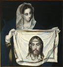 St. Veronica with the Holy Shroud by El Greco — hand-painted cultural oil painting reproduction on canvas