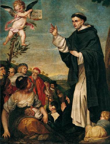 St. Vincent Ferrer preaching by Alonzo Cano — hand-painted cultural oil painting reproduction on canvas