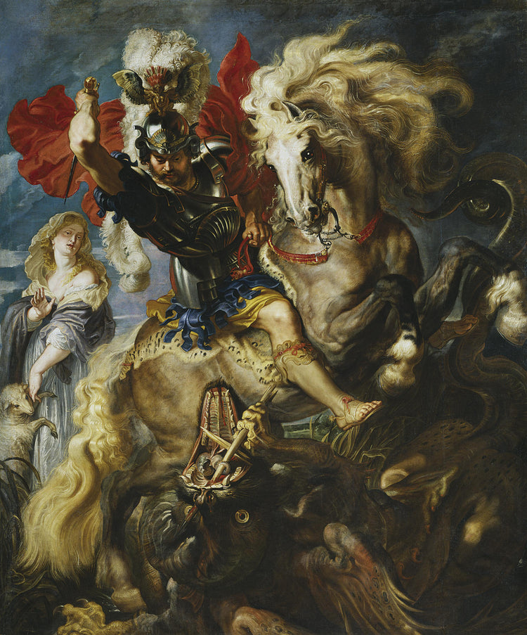 St. George and a Dragon - Peter Paul Rubens