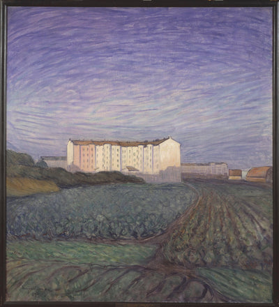 Stadens utkant by Eugène Jansson — oil painting reproduction
