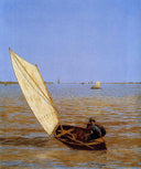 Starting Out after Rail by Thomas Eakins — ships oil painting wall art, Realism