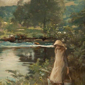 Young Girl Carrying Water