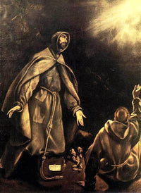 Stigmatisation of St. Francis by El Greco — hand-painted cultural oil painting reproduction on canvas