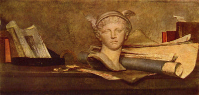 Attributes of the Arts with a Bust of Mercury