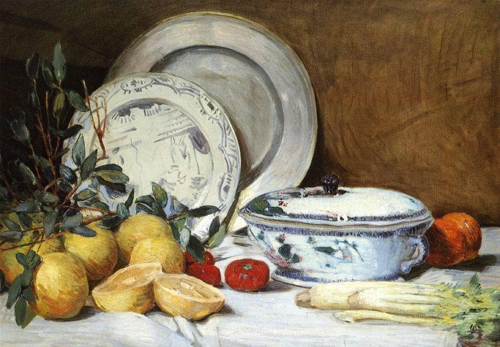 Still Life by Julian Alden Weir — hand-painted botanical oil painting reproduction on canvas