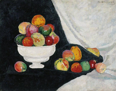 Still Life. Apples in bedroom