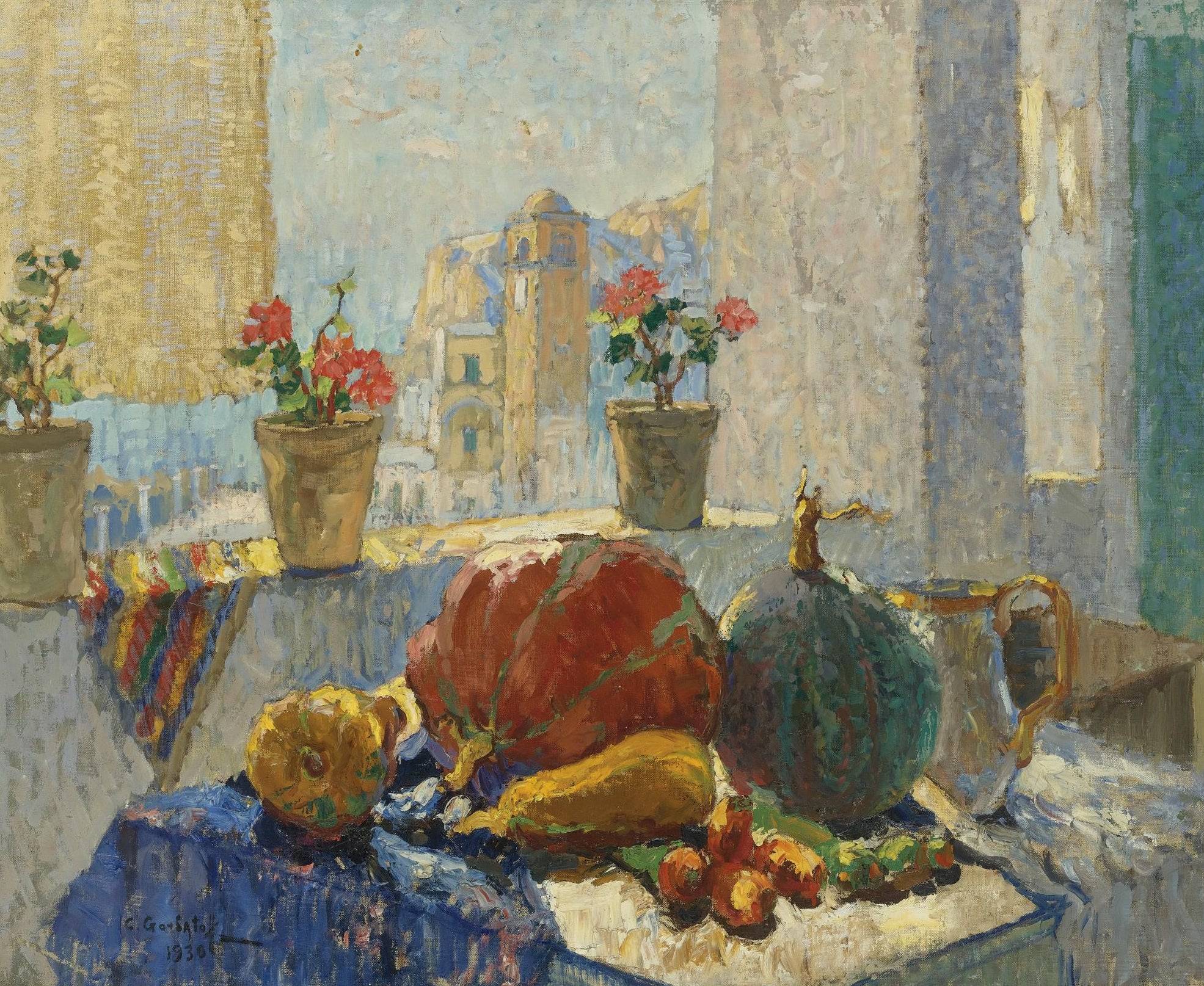 Still Life by the Window, Capri - Konstantin Gorbatov