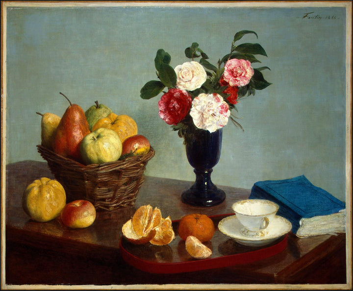 Still Life by Henri Fantin-Latour — hand-painted photography oil painting reproduction on canvas