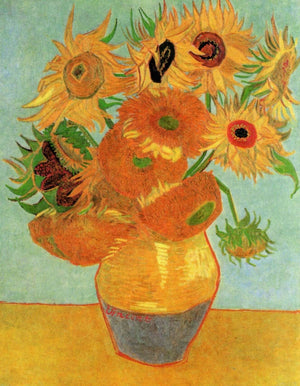 Still Life - Vase with Twelve Sunflowers - Vincent van Gogh