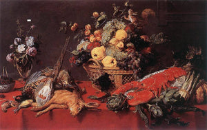 Still Life With A Basket Of Fruit - Frans Snyders