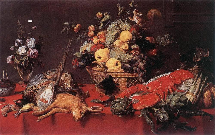 Still Life With A Basket Of Fruit by Frans Snyders — hand-painted religion oil painting reproduction on canvas