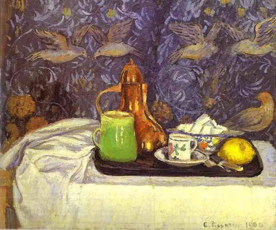 Still Life with a Coffee Pot in apartment