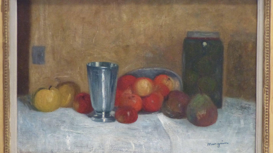 Still Life with a Silver Goblet by Henri Manguin — hand-painted still oil painting reproduction on canvas