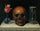 Still-Life with a Skull in dining room