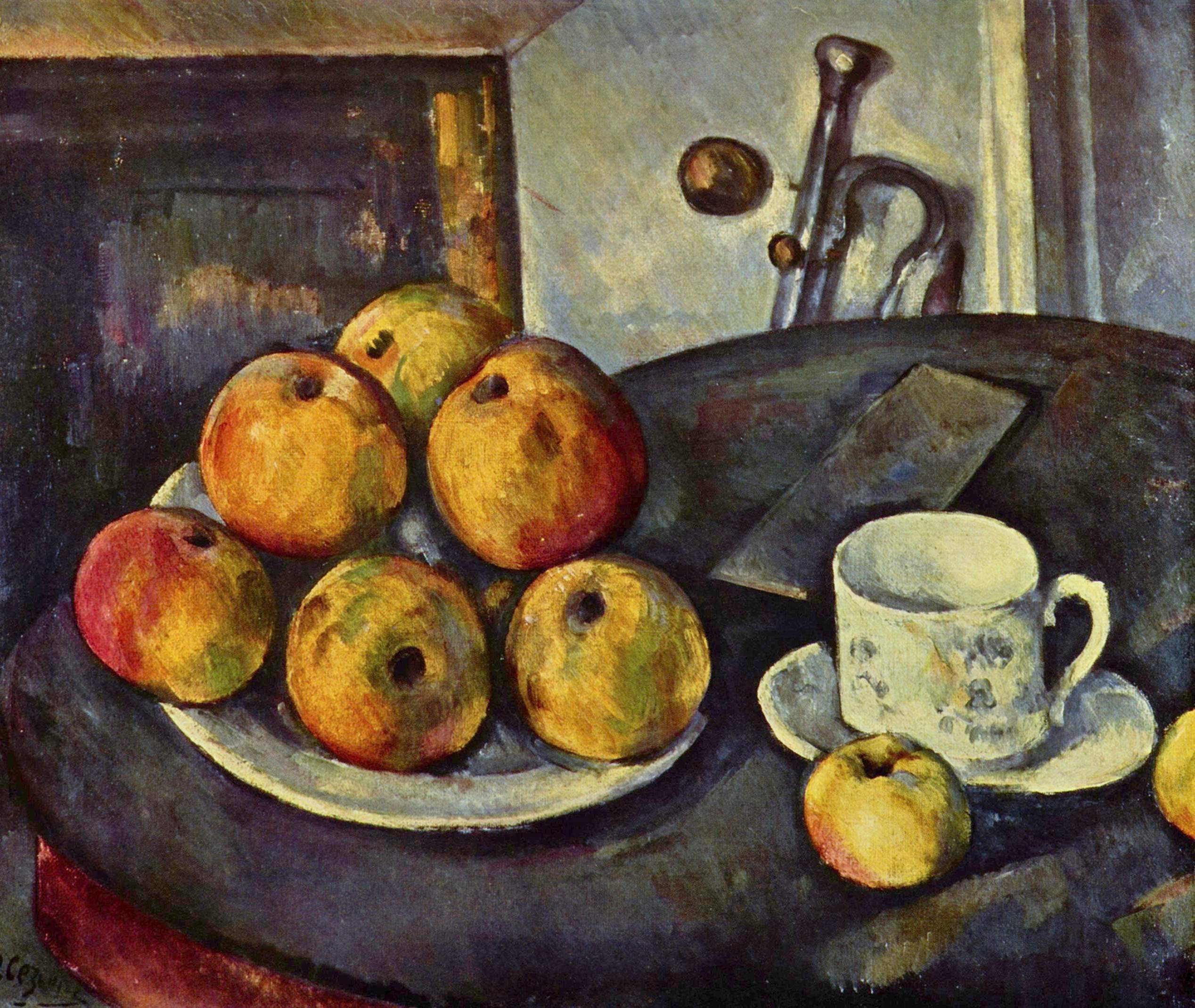 Still Life with Apples - Paul Cezanne