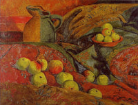 Still life with apples and jug by Paul Serusier — hand-painted photography oil painting reproduction on canvas