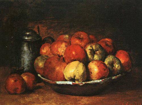 Still Life with Apples and Pomegranates - Gustave Courbet