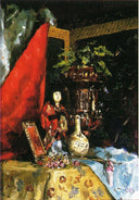 Still Life with Asian Objects by Julius LeBlanc Stewart — hand-painted still oil painting reproduction on canvas