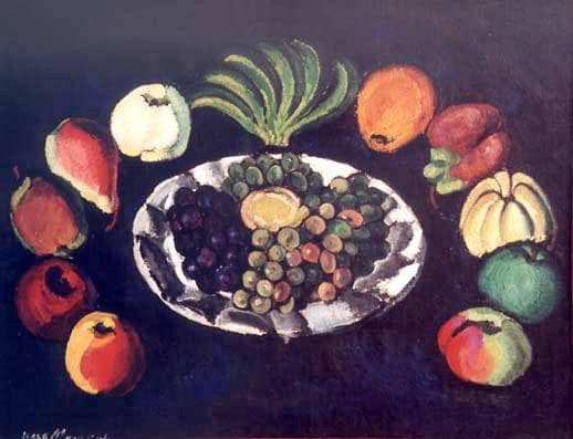 Still life with bananas by Ilya Mashkov — hand-painted photography oil painting reproduction on canvas