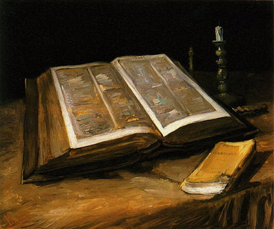 Still Life with Bible in kitchen