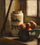 Still Life with Bowl of Fruit by a Window in hallway