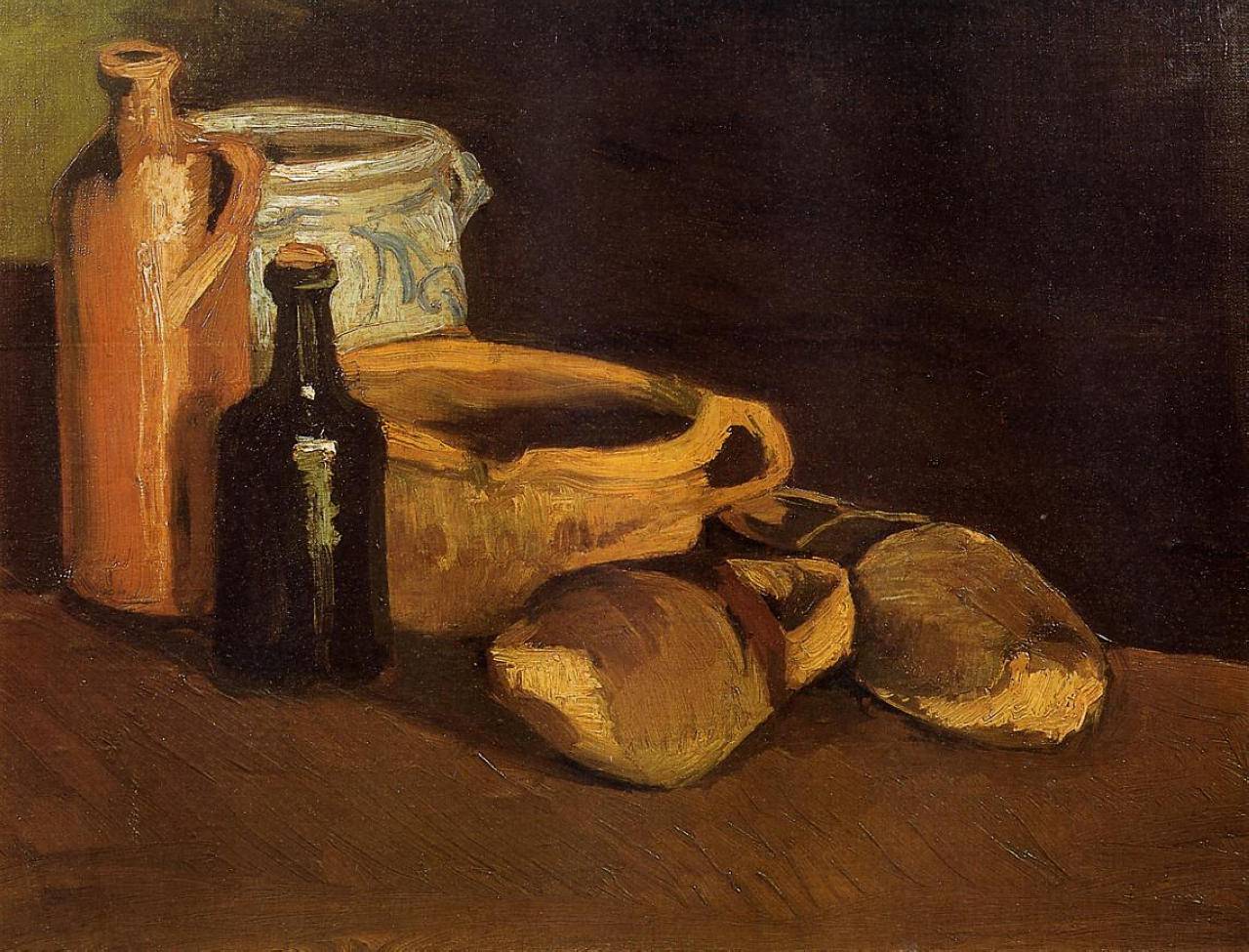 Still Life with Clogs and Pots - Vincent van Gogh