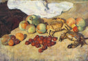 Still Life with crabs by Ilya Mashkov — fruit oil painting wall art, Post Impressionism