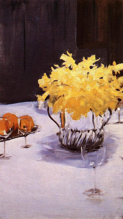 Still Life with Daffodils in kitchen