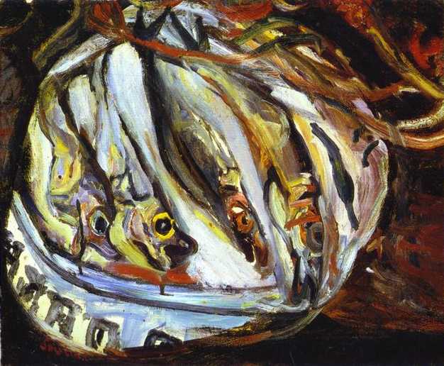 Still Life with Fish - Chaim Soutine