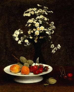 Still Life with Flowers - Henri Fantin-Latour