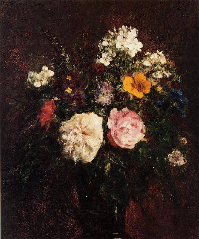 Still Life with Flowers - Henri Fantin-Latour