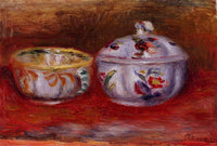 Still Life with Fruit Bowl by Pierre-Auguste Renoir — hand-painted photography oil painting reproduction on canvas