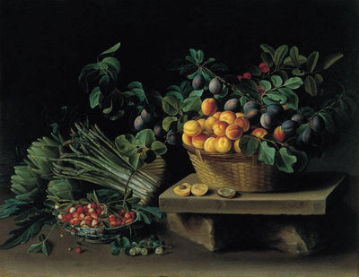 Still Life with Fruit in entryway