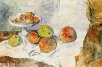 Still life with fruit plate by Paul Gauguin — hand-painted still oil painting reproduction on canvas