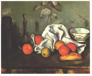 Still life with fruits - Paul Cezanne