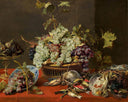 Still Life with Grapes and Game by Frans Snyders — hand-painted still oil painting reproduction on canvas