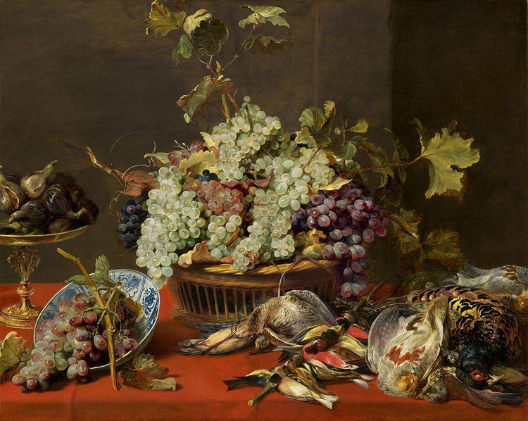 Still Life with Grapes and Game - Frans Snyders