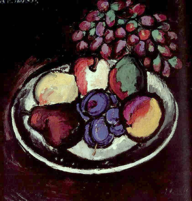 Still Life with Grapes - Ilya Mashkov