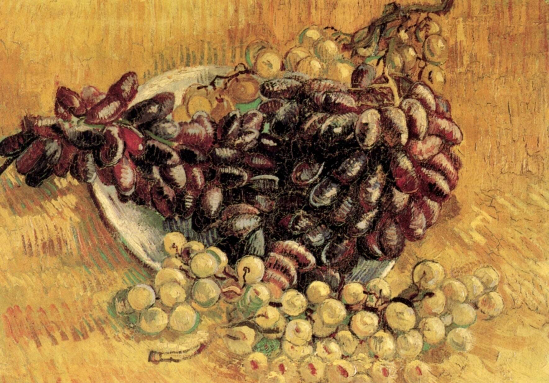 Still Life with Grapes - Vincent van Gogh