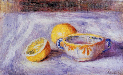 Still Life with Lemons in study
