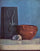 Still Life with Lizard in kitchen
