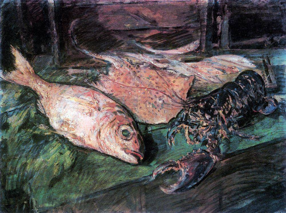 Still Life with Lobster - Konstantin Korovin