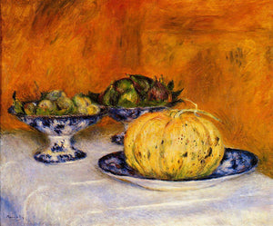 Still Life with Melon - Pierre-Auguste Renoir