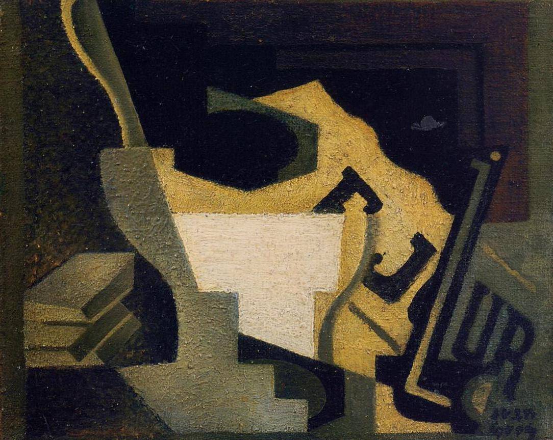 Still Life with Newspaper - Juan Gris